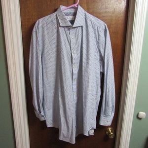 Robert Graham Multi Box Mens Shirt 44 17.5 Tall